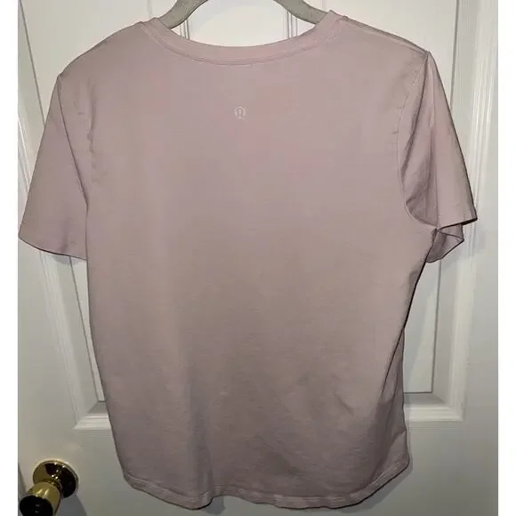 Lululemon Love Crew Short Sleeve Flush Pink Sz 6 - Picture 3 of 9